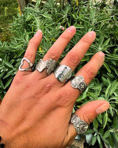 Custom to you, handmade Skull rings. Selext your size and it will be made for you! Handmade Skulls, Skull Rings, Spoon Rings, Christmas Deals, Skull Ring, Rings Statement, Favorite Jewelry, Statement Rings, Jewelry Rings