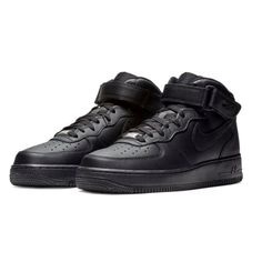 Nike Air Force 1 Mid 'Triple Black' Cw2289-001 Size 8 Men / 9.5 Women + Size 9.5 Men / 11 Women Shoes Are Brand New And Have Never Been Worn. Shoes Come With Their Original Box, But The Box Is Missing The Lid. Custom Fade-resistant Leather Sneakers For Streetwear, Black Nike Air Force 1 Fade-resistant For Sports, Black Ankle-high Skate Shoes For Streetwear, Black Nike Air Force 1 Fade-resistant For Streetwear, Nike Leather Running Shoes Fade-resistant, Urban Style Leather Basketball Shoes, Nike Air Force 1 Fade-resistant For Streetwear, Nike Air Force 1 Streetwear Fade-resistant, Black Mid-top Custom Sneakers Fade-resistant