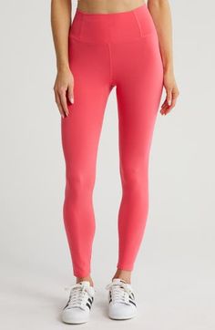 Work out or chill out in these smoothing high-waist leggings offered in an assortment of appealing hues. 24" inseam; 8 1/2" leg opening; 11" front rise; 14 1/2" back rise (size Medium) 79% polyamide, 21% elastane Machine wash, tumble dry By Free People; imported Solid Tight Elastane Activewear, Versatile High Rise Solid Leggings, Solid Color Elastane Leggings For Loungewear, Athleisure Elastane Tights, Solid Tights With Elastic Waistband And 4-way Stretch, Solid Color Tights With Elastic 4-way Stretch Waistband, Solid Color Tights With Elastic 4-way Stretch, Solid Color 4-way Stretch Tights With Elastic Waistband, Solid Athleisure Tights With Elastic Waistband