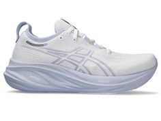 Women's GEL-NIMBUS 26 | White/White | Running Shoes | ASICS Running Shoes Asics, Extra Wide Shoes, Shoes Asics, Narrow Shoes, Wrestling Shoes, White Running Shoes, Asics Running Shoes, Leggings Hoodie, Athletic Gear