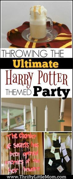 the ultimate harry potter themed party