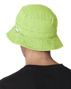 Vacationer Pigment Dyed Bucket Hat - LIME - XL | Adams Men's Vacationer Pigment Dyed Bucket Hat in Lime Size XL | Cotton Pre-washed Cotton 5-panel Hat, Beach Bucket Hat In Washed Cotton, Beach Cotton Bucket Hat Washed, Washed Cotton Bucket Hat For Beach, Washed Wide Brim Cotton Bucket Hat, Wide Brim Washed Cotton Bucket Hat, Washed Cotton Wide Brim Bucket Hat, Summer Washed Cotton Bucket Hat, Summer Cotton Bucket Hat, Washed