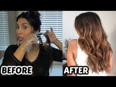 USING A HIGHLIGHTING COMB! At Home Balayage Highlights Dark to Light Transformation - YouTube Diy Light Brown Hair At Home, Comb In Highlights Diy, Comb Through Highlights Diy, Diy Biolage Highlights, Highlighting Cap Before And After, How To Add Highlights To Hair At Home, How To Highlight Your Hair At Home Diy, How To Colour Hair At Home, How To Do Your Own Highlights At Home