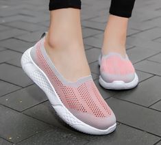 Rania Women's Slip-On Shoes | Ultrasellershoes.com – Ultra Seller Shoes Mom Shoes, Wedge Heel Sneakers, Casual Wedges, Pattern Shoes, Women's Slip On Shoes, Knit Shoes, Outdoor Leisure, Casual Sport Shoes, Footwear Design Women