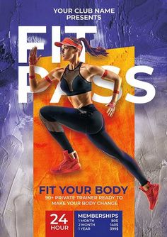 a flyer for a women's fitness event