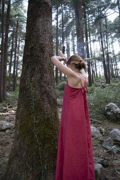 Beautiful red Ahimsa silk dress with handmade fringe Soft and light fabric with rustic texture. Two strings on the shoulders and two loops on the back makes it perfectly adjustable for body shape and size. Perfectly fitting sizes from S to M. Also available in off white, beige and black. https://www.etsy.com/listing/829486694/off-white-ahimsa-silk-fringe-dress?ref=shop_home_active_62&frs=1&cns=1 https://www.etsy.com/listing/799057855/black-ahimsa-silk-fringe-dress-organic?ref=shop_home_a Red Bohemian Linen Dress, Red Linen Bohemian Dress, Red Bohemian Maxi Dress With Spaghetti Straps, Bohemian Red Maxi Dress With Spaghetti Straps, Wedding Boho Dress, Rustic Texture, Natural Boho, Wedding Boho, Fringe Dress