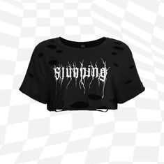 Romwe Stunning Lettering Graphic Ripped Crop Tee New With Out Tah. Volor: Black Size: X-Small Punk Style Letter Print Crew Neck Crop Top, Edgy Fitted Tops With Text Print, Punk Style Letter Print Crop Top For Streetwear, Punk Short Sleeve Crop Top With Letter Print, Black Ripped T-shirt For Streetwear, Edgy Letter Print Crop Top For Streetwear, Punk Style Cotton Crop Top With Letter Print, Punk Crop Top For Streetwear, Black Grunge Crop Top For Streetwear