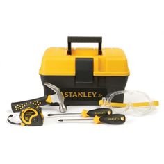 a tool kit with tools in it