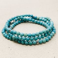 Our gemstone wraps are versatile and can be worn as either a wrap bracelet, necklace, or anklet. This wrap features turquoise gemstone beads. Turquoise: Turquoise is a stone with both physical and mental healing energy. Physically, Turquoise is a strengthening stone good for help with fatigue, depressions, panic attacks. Emotionally it helps provide a sense of comfort, poise and harmony. It also promotes good communication. Our gemstone wrap bracelets are strung on durable elastic cording for a Gemstone Wrap Bracelet, Mental Healing, Aromatherapy Bracelet, Meditation Bracelet, Rose Quartz Bracelet, Wrap Bracelets, Natural Stone Bracelets, Pink Agate, Diffuser Bracelets