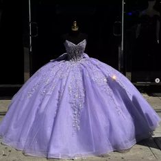 Lavender Quinceanera Dress Princess Glitter Sweet 15 16 Birthday PartyBall Gown.  "This pin contains affiliate links, which means I may earn a commission at no cost to you extra for you". 
 #affiliate #advertising" Tangled Themed Sweet 16, Butterfly Quince Dress, Light Purple Quinceanera Dresses, Quinceanera Dresses Lavender, Rapunzel Quince, Purple Quince Dress, Lilac Quinceanera Dresses, Lavender Quinceanera Dresses, Lavender Quinceanera