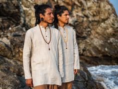 ❂ earthy and strong medium length Hemp Kurta with long sleeves and Coconut Buttons ❂ ⫸⫸ SIZE ⫸⫸ Please check the Size Chart in the last picture ⫸⫸ MATERIALS ⫸⫸ 100% Handwoven Organic Hemp, Coconut We focus on natural materials and aim to support traditional crafts and ancient skills ~ striving to go deeper to the source of all materials Our vision is to be able to connect with each being involved in the making from the very source, Being able to Source the most ethical, fair trade, Eco and consc Nepali Clothing, Life Edit, Handwoven Fabric, Upcycle Recycle, Traditional Crafts, The Source, Natural Fabrics, Love And Light, Knitting Yarn