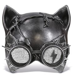 PRICES MAY VARY. THE STEAMPUNK CAT MASK COMES WITH UNIQUE DESIGN YOU WILL LOVE – This unique, vintage-looking costume is great for masquerade parties, conventions, and social events. Attitude Studio Silver Steampunk Metallic Cat Mask is a headpiece that can be worn for the expo gatherings or stand out in crowds for festivals and Halloween parties. A must-have accessory for any event or birthday party photo booths that will outshine others at your next party. THE COOL CAT MASK IS FOR MEN AND WOME Metallic Mask, Steampunk Items, Steampunk Cat, Steampunk Mask, Gothic Themes, Copper Accessories, Post Apocalyptic Fashion, Apocalyptic Fashion, Mask Costume