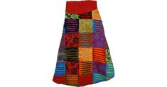 Haute Hippie Razor Tabasco Skirt in Clothing - Very Boho Hippie Skirt - This is a haute hippie patchwork skirt, with its striking pattern, colorful design and razor cuts detail. Features: patchwork, Hippie, Fall. Red Patchwork Skirt For Spring, Spring Red Patchwork Skirt, Red Bohemian Cotton Skirt, Bohemian Red Cotton Skirt, Bohemian Red Skirt With Patchwork, Red Long Hippie Skirt, Casual Patchwork Skirt For Festival, Red Bohemian Mini Skirt, Razor Cuts