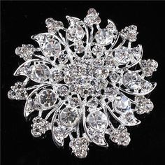 Category:Brooches  Pins; Gender:Women's; Note:The color of embellishments are shown as picture.; Style:Stylish; Jewelry Type:Brooches; Occasion:Dailywear; Material:Alloy; Color:Silver; Length:2.36(Approx.6cm); Net Dimensions:0.0000.0000.000; Shipping Weight:0.040; Package Dimensions:0.0000.0000.000; Net Weight:0.000; Listing Date:06/17/2015; Base Categories:Brooches  Lapel Pins,Jewelry,Apparel  Accessories Pins And Brooches, Fabric Flower Brooch, Wedding Party Jewelry, Brooch Jewelry, Jewelry Pins, Pin Jewelry, Bridal Flowers, Rhinestone Brooches, Vintage Pins