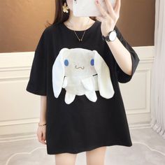 Kawaii Anime Tshirt PN3003 ●Size: M:Length 66 cm shoulder 54 cm bust 112cm sleeve 20.5 cm L: Length 68 cm shoulder 56 cm bust 116 cm sleeve 21 cm XL: Length 70 cm shoulder 58 cm bust 120 cm sleeve 21.5 cm XXL: Length 72 cm shoulder 60 cm bust 124 cm sleeve 22 cm ●Material:Polyester fiber +Cotton. (Please allow 1-3cm differs due to manual measurement.As different computers display colors differently,the color of the actual may vary slightly from the above images.Thanks for your understanding.) ●About Shipping: We attach great importance to the orders of each customer and parcel delivery. 1.Processing time: 2-3 business days. 2.Shipping time: 10-15 business days to US, please allow 3-4 weeks shipping to other country.(Shipping times can be affected by variable customs clearance times or publ Kawaii Long Sleeve T-shirt For Summer, Kawaii Long Sleeve Summer T-shirt, Harajuku Style Cartoon Print Crew Neck T-shirt, Harajuku Style Crew Neck T-shirt With Cartoon Print, Harajuku Style Oversized Cotton T-shirt, Oversized Harajuku Long Sleeve T-shirt, Kawaii Cotton T-shirt With Crew Neck, Oversized Kawaii Tops With Graphic Print, Oversized Graphic Print Kawaii Tops