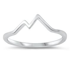 Classic Minimalist Mountain Travel Ring .925 Sterling Silver Band Jewelry Female Male Unisex Size 5 All our silver jewelry is crafted from .925 silver also commonly referred to as sterling silver. Sterling silver is the standard for beautiful high-quality silver jewelry and can not be replicated by lower priced silver plated jewelry. It is 92.5% pure silver, mixed with alloys to add strength and durability to stand the test of time. We promise superior service which includes fast shipping, great Silver Mountain Ring, Travel Ring, Ladies Silver Rings, Minimalist Mountain, Mountain Ring, Shiny Rings, Cultured Pearl Bracelet, Wholesale Silver Jewelry, Womens Ring