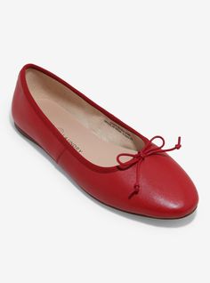 These days  it's all about that unexpected pop of red. Add these ballet flats to any outfit for an instant dose of style. They're a timeless shade of red.Listed in women's sizes.Polyurethane upper; rubber soleImported Classic Red Ballet Flats, Red Round Toe Ballet Flats For Spring, Classic Red Closed Toe Ballet Flats, Casual Red Ballet Flats With Round Toe, Red Closed Toe Ballet Flats For Spring, Casual Red Flats For Spring, Chic Red Ballet Flats With Round Toe, Classic Red Ballet Flats With Round Toe, Classic Red Round Toe Ballet Flats