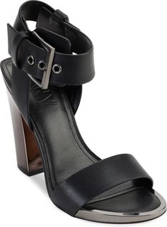 DKNY Terah Block Heel Ankle Strap Sandal (Women) | Nordstrom Slingback Block Heels, Michael Kors Fall, Strap Sandals Women, Black Sandals Heels, Foot Jewelry, Heels Pumps, Dress Sandals, Dress And Heels, Strap Dress