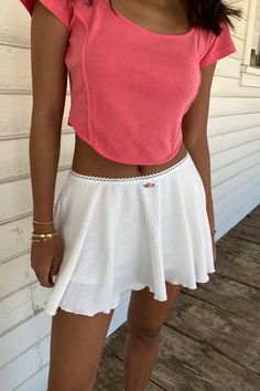 Product Details 72% Polyester, 23% Rayon, & 5% Spandex Hand Wash Cold Lettuce Leaf Hem Scalloped Lace Waist Bow & Floral Detail Shorts Underneath Cute Skirt Outfits, Lettuce Leaves, Scalloped Lace, Cute Skirts, Skirt Outfits, Lettuce, Lace Trim, Mini Skirts, Hand Wash