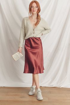 Bookshelf Skirt – Breath of Youth Fall High Waist Solid Skirt, Solid High Waist Skirt For Fall, Fall Relaxed Lined Pencil Skirt, Fall Lined Pencil Skirt, Fall Daywear Midi Skirt, Fall Relaxed Fit Lined Pencil Skirt, High Waist Fall Skirt, Knee-length Skirt For Fall Daywear, Knee-length Fall Skirt For Daywear