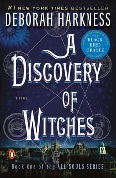 a book cover for a discovery of witches