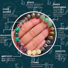 Crystal Bracelet Ideas, Money Bracelet, Green Aventurine Jewelry, Gem Bracelets, Prosperity Bracelet, Aventurine Jewelry, Crystals For Manifestation, Lucky Charm Bracelet