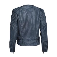 Description Stylish Gery Leather Jacket has a refined shape and features a duct collar, pocket decoration, and stitched paneling. Team with a fit and flare attire and ankle boots for a classic daytime outfit. Genuine Leather Premium Stitching Available in eight different sizes (XS to 4XL). Please check the sizing chart Perfect for every occasion casual gatherings, hangouts, party wear, working, sporting and so on Order Processing & Shipping The estimated delivery for any item worldwide is 8-10 b Fitted Biker Jacket With Padded Collar For Fall, Fitted Fall Biker Jacket With Padded Collar, Classic Fitted Biker Jacket With Padded Collar, Fitted Leather Jacket With Padded Collar For Fall, Fitted Leather Biker Jacket With Pockets, Fitted Leather Jacket With Padded Collar For Business, Women Leather Jacket, Leather Jacket For Women, Stylish Leather Jacket