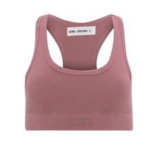 Ideal for layering or wearing alone for a trendy and comfortable look. A ribbed bralette with a racerback to let you move freely. The front detail on your "girl crush" makes it even more trendy! 95% organic coton 5% spandex Pink Sports Bra, Blazer With Jeans, Create Outfits, Pearl Jewellery Earrings, Your Girl, Tie Shoes, Cuff Earrings, Affordable Clothes, Beauty Bag