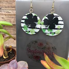 Beautiful Faux Leather. Matching Green Back. Nickel Free. 18k Coated. Cheap Trendy Faux Leather Earrings, Layered Faux Leather Earrings, Easter Faux Leather Earrings, Football Faux Leather Earrings, Adjustable Black Faux Leather Earrings, Leather Stamps, Cameo Jewelry, Cricut Craft Room, Rose Design