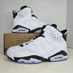 Air Jordan 6 Retro Size 7 Men / Size 8.5 Women White/Black Sku: Ct8529-112 100% Authentic Brand New Without Box Any Questions? Make Sure To Ask Price Firm Air Jordan 6 Retro, Jordan 6 Retro, Air Jordan 6, Jordan 6, Air Jordan Shoes, Jordans For Men, Jordan Shoes, Woman Colour, Oreo