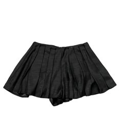 New Without Tags! Black, Shiny Material Zipper Back Full Skirt With Shorts Underneath So Adorable! Size L Skirt With Shorts Underneath, Skirt With Shorts, Full Skirt, Womens Skirt, Zipper, Skirt, Tags, Women Shopping, Black