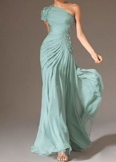 Mint Prom Dress, Pleats Fashion, Formal Prom Dresses, Bride Groom Dress, Dress Sleeve Styles, Beaded Prom Dress, Gowns Prom, فستان سهرة, Evening Formal