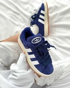 Blue Adidas Campus 00s, Adidas Campus Navy, Navy Campus 00s, Adidas Campus Blue, Addidas Shoes Campus 00s, Addis Shoes, Blue Adidas Campus, Blue Campus, Outfit With Shoes