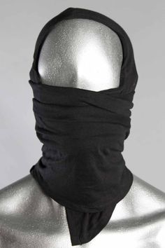 Black Hooded Balaclava For Protection, Adjustable Black Full Face Mask, Adjustable Full Face Black Mask, Fitted Black Balaclava For Streetwear, Black Full Face Balaclava One Size Fits Most, Black Full Face Balaclava One Size, Black Full Face Rave Mask, Black Fitted Full Face Balaclava, Fitted Full Face Black Balaclava