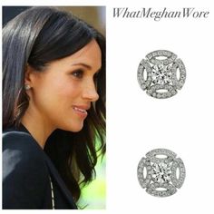 Looking for similar items? www.best-rings.com Find many great new & used options and get the best deals for Meghan Markle Inspired White Round Simulated Diamond Halo Earrings In 925 Silver at the best online prices at eBay! Free shipping for many products! Diamond Halo Earrings, Round Diamond Halo, Cartier Earrings, Halo Diamond Earrings, Interesting Conversation, Halo Earrings, Significant Other, Diamond Halo, Meghan Markle