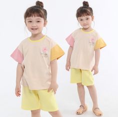 Color: Light Peach Material: 100% Cotton KC Number: CB014A459-8001 Made in Korea Baby Nurse, Children Top, Nursing Baby, Tee Set, It's Okay, Light Peach, 2 Piece Set, Its Okay, Color Light