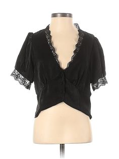 Forever 21 Short Sleeve Blouse Size: P Tops - used. 100% POLYESTER | Forever 21 Short Sleeve Blouse: Black Tops - Size P Forever 21 Black Summer Blouse, Forever 21 Black Fitted Blouse, Fitted Black Blouse By Forever 21, Forever 21 V-neck Blouse For Date Night, Forever 21 Black Blouse For Spring, Forever 21 V-neck Blouse For Night Out, Forever 21 Fitted Blouse For Date Night, Forever 21 Black Blouse For Night Out, Forever 21 Black Blouse For Date Night