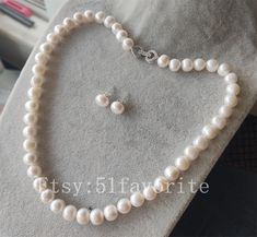 Jewelry: fresh water pear, genuine cultured pearl Color: white Grade: A have natural blemish and growth rings as photos Size: 9-9.5mm; off round Length: necklace offer different length. Bracelet about 7.5-8 inch! Handwork: knotted between every 2 pearl bead Metal: alloy Shipping: I will send out your order in 1-5 business days. Usually will take about 25-50 business days. As seller, I really hope you will receive your parcel the earlier the better. Best regards! Elegant Round Jewelry Sets For Mother's Day, Elegant Jewelry Sets For Mother's Day, Classic White Round Jewelry Sets, Classic Round Pearl Jewelry Sets, Classic Pearl Jewelry Sets, Classic White Jewelry For Mother's Day, Elegant White Jewelry Sets For Mother's Day, Pearl Jewelry Sets Gift, Pearl Jewelry Sets For Gifts