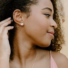 A center opal stone is set in a beautiful sunburst stud earring. Available in gold or sterling silver. These studs are perfect for everyday and make a great gift. Wear them with our matching opal sunburst necklace: https://etsy.me/3j2T9DS DETAILS: - opal center stone - sterling silver or 14kt gold over sterling silver - great for sensitive ears, nickel free Packaging + Delivery: All items come packaged in a cute Amanda Deer Jewelry box and are sent in a protective bubble mailer. If ordering mult Hypoallergenic Cluster Earrings As Gift, Dainty Round Cluster Earrings, Hypoallergenic Dainty Cluster Earrings, Everyday Stud Earrings, Sunburst Necklace, Deer Jewelry, Everyday Earrings Studs, Opal Stud Earrings, Stud Earrings Gold