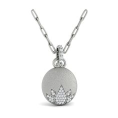 Symbolic charms to cherish offering luck, protection , and elegantly capturing the true essence of who you are Silver Diamond Medallion Jewelry, Diamond Medallion Silver Jewelry, Diamond Accented Medallion Jewelry For Gifts, Medallion Jewelry With Diamond Accents As Gift, Fine Jewelry Large Pendant In White Gold, Fine Jewelry White Gold Large Pendant, White Gold Large Pendant Fine Jewelry, Diamond Jewelry With Flower Charm, Fine Jewelry Diamond Large Pendant