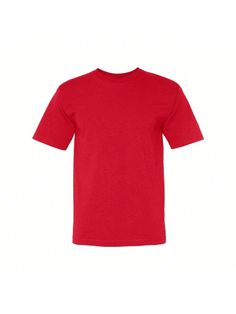 5.4 oz./yd2, 100% cotton . Dark Ash is 90/10 cotton/polyester.. Pre-shrunk.. Open-end yarn.. Shoulder-to-shoulder taping. Double-needle stitched sleeves and bottom hem . Tubular. Satin sewn in label.USA-Made 100% Cotton T-Shirt (Red) Red    Fabric   Non-Stretch  Men Clothing, size features are:Bust: ,Length: ,Sleeve Length: Dark Ash, Red Fabric, Men Clothing, Shoulder Taping, Cotton T Shirt, All Fashion, Cotton Tshirt, Length Sleeve, Latest Trends