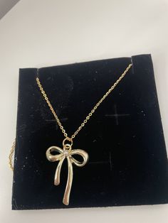 A beautiful bow necklace on an 40cm gold stainless steel chain size of bow is 2cm x 2.6 cm gold colour alloy charm Magnolia Parks, Chain Jewellery, Magnolia Park, Bow Necklace, Jewellery Gift, Gold Colour, Necklace Chain, Steel Chain, Stainless Steel Chain