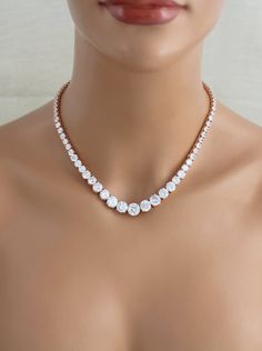 Luxury Bridal Necklace With Rose Cut Diamonds For Wedding, Luxury Rose Cut Diamond Bridal Necklace For Formal Occasions, Affordable Round Bridal Necklace, Cheap Round Bridal Necklace, Dazzling Bridal Necklace With Rose Cut Diamonds, Rose Gold Backdrop, Backdrop Necklace Wedding, Bridal Backdrop, Bridal Backdrop Necklace