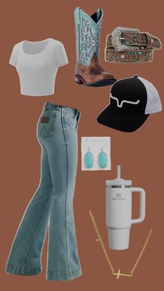 Country Church Outfit, Western Outfits Women Summer, Trajes Country, Church Outfit