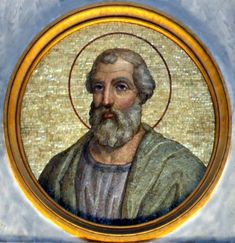 an image of jesus in the center of a circle with gold trim around his neck