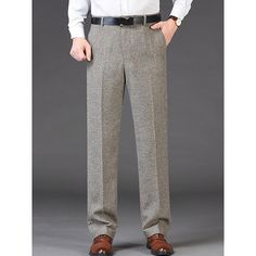 Season:Spring   Fall,Winter; Fabric:Chemical fiber blend; Gender:Men's; Style:Casual,Fashion; Occasion:Daily,Going out,Outdoor; Details:Belt Not Included; Fit Type:Regular Fit; Function:Comfort,Soft,Breathable; Waistline:Mid Waist; Pattern:Plain; Design:Pocket; Pants Type:Dress Pants,Trousers,Winter Pants,Suit Pants,Tweed Pants; Front page:FF; Listing Date:10/17/2023; Hips:; Length:; Waist: Going Out Fashion, Men's Dress Pants, Tweed Pants, Pants Pocket, Winter Pants, Winter Fabric, Mens Dress Pants, Pants Suit, Suit Pants