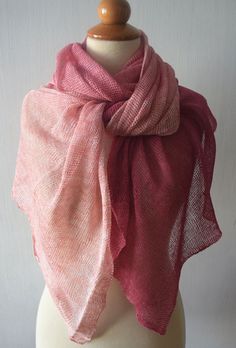 This Ombre Linen scarf is a great summer accessory, wearable every day, on special events or even on the beach. It is made of 100% natural linen, comfortable, breathing and pleasant to skin. The approximate measurements - 210*55 cm or 82*22 inches ATTENTION, please This shawl is hand dyed at my home, pre-washed and rinsed many times to remove the excess dye, but still it may bleed during the first few washings, so, please, hand wash it separately in a lukewarm water, lay flat to dry and iron wit Burgundy Peony, Ombre Burgundy, Linen Shawl, Pink Shawl, Linen Scarf, Peony Pink, Linen Scarves, Rosé Brown, Fingerless Gloves Knitted