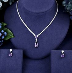 Purple Jewellery, Sultana Kosem, 2024 Jewelry, Diamond Jewelry Set, Silver Jewelry Set, Silver Wedding Jewelry, Bridal Jewelry Set, Pinterest Ideas, Purple Jewelry