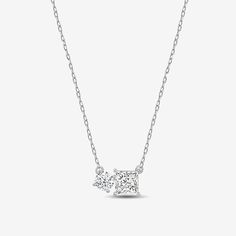 Diamond Clarity: Si2Jewelry Closure: Spring Ring ClaspSetting: ProngStone Cut: Princess, RoundStone Millimeter Measurement: 5 Mm Length, 5 Mm WidthDiamond Color: FMetal Color: WhiteCenter Stone Weight: 3/4 Ct.Chain Length: 18 InchChain Width: .95 MillimetersChain Gauge: 025Pendant Length: 6.7mmPendant Width: 10.1mmRounded Carat Weight: 1 Ct. T.w.Chain Construction: CableCare: Wipe CleanStone Type: 2 Lab Grown DiamondAuthenticity: Lab Grown DiamondBirthstone: April BirthstoneMetal: 10k White Gold Princess Diamond Necklace, Timeless 14k White Gold Diamond Cut Necklace, White Gold Diamond Cut Pendant Diamond Necklace, White Diamond Cut Pendant Necklace, 14k White Gold Diamond Cut Pendant, Diamond White Brilliant Cut Pendant Necklace, White Gold Pendant Necklace, Princess Diamond, Diamond Clarity