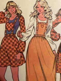 1972. Sewing Pattern is Uncut and Factory Folded. Vintage Sewing Patterns 1970s Retro, 70s Sewing Patterns Free, 60s Sewing Patterns, 1972 Fashion, Vintage 70s Aesthetic, 70s Party Outfit, Grape Stomping, Winter Sewing Patterns, 1979 Fashion